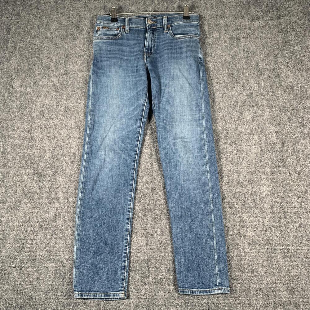 Polo Ralph Lauren Jeans Boys 12 Blue Sullivan Slim Straight Stretch Denim